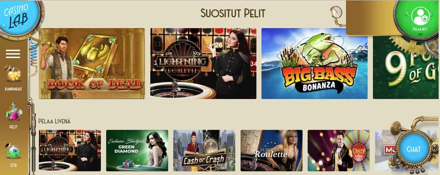 Casino Lab pelit