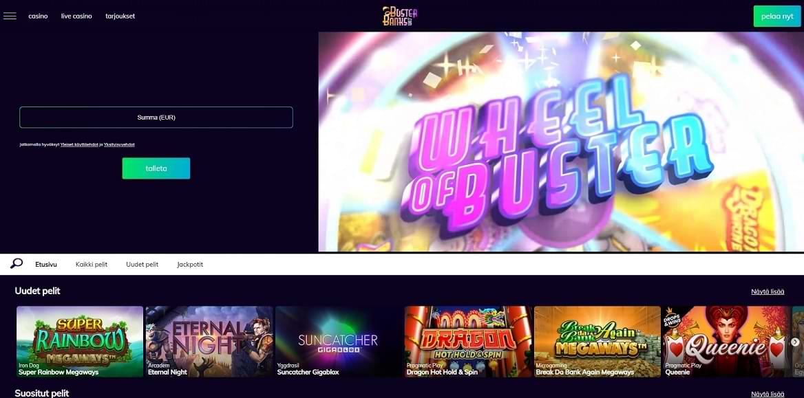 Buster Banks Casino kolikkopelit